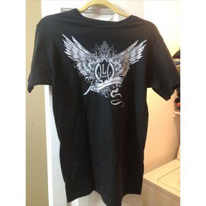 Levy's Guitar Strap Graphic T-shirt Black Small Au